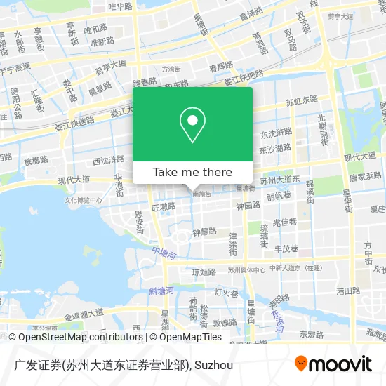 广发证券(苏州大道东证券营业部) map