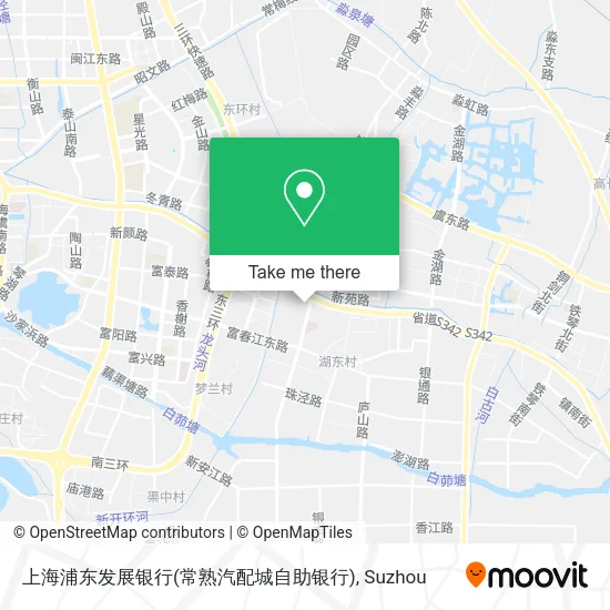 上海浦东发展银行(常熟汽配城自助银行) map