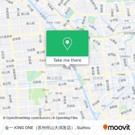 金一 KING ONE（苏州何山大润发店） map