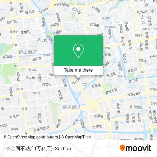 长金阁不动产(万科店) map