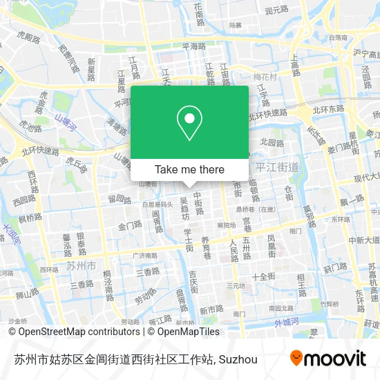 苏州市姑苏区金阊街道西街社区工作站 map