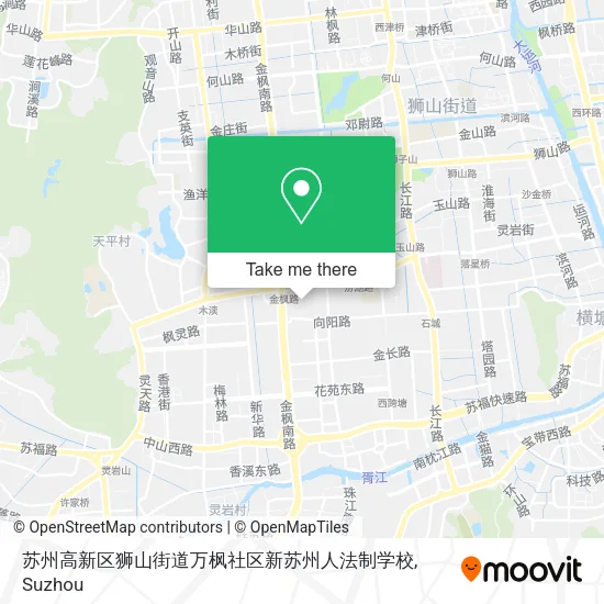 苏州高新区狮山街道万枫社区新苏州人法制学校 map