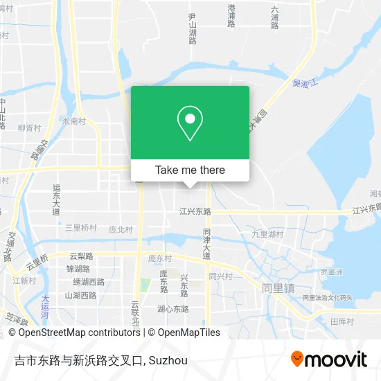 吉市东路与新浜路交叉口 map