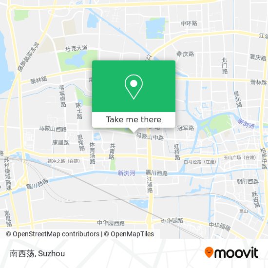 南西荡 map
