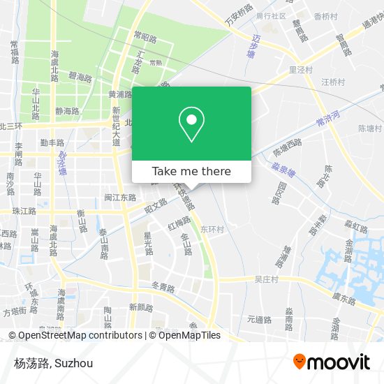 杨荡路 map