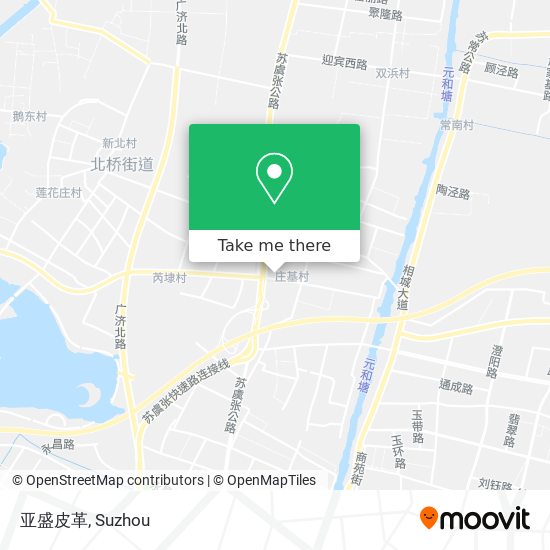 亚盛皮革 map