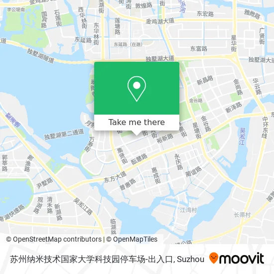 苏州纳米技术国家大学科技园停车场-出入口 map