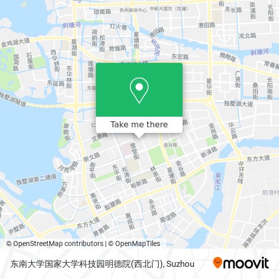 东南大学国家大学科技园明德院(西北门) map