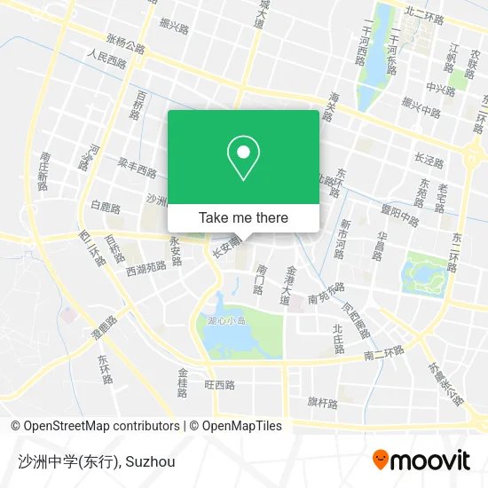 沙洲中学(东行) map