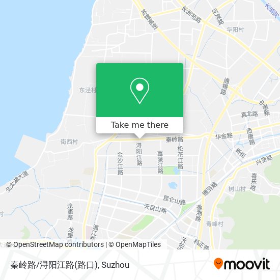 秦岭路/浔阳江路(路口) map
