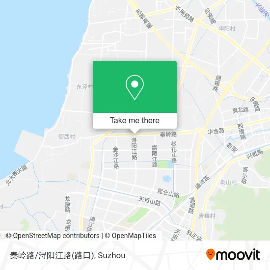 秦岭路/浔阳江路(路口) map