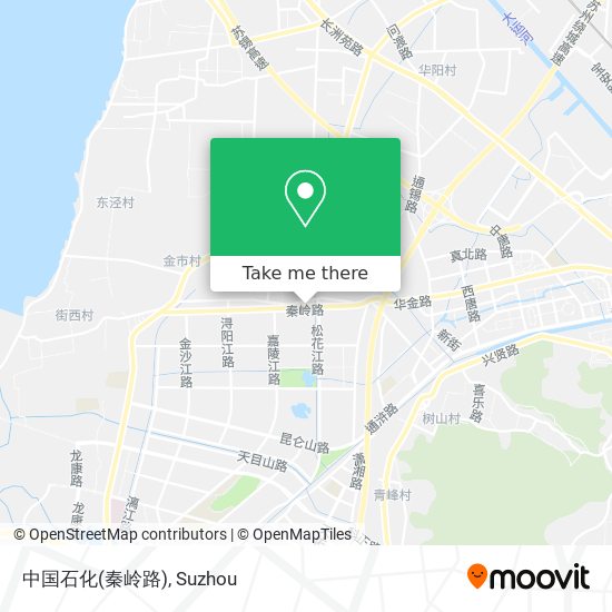 中国石化(秦岭路) map