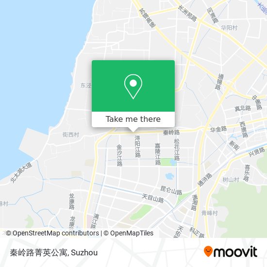 秦岭路菁英公寓 map
