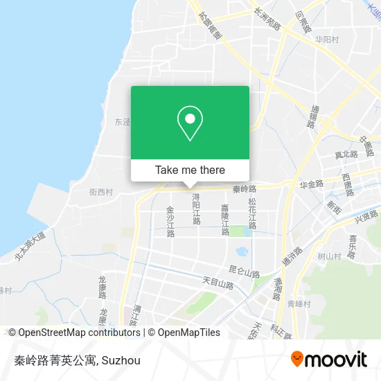 秦岭路菁英公寓 map