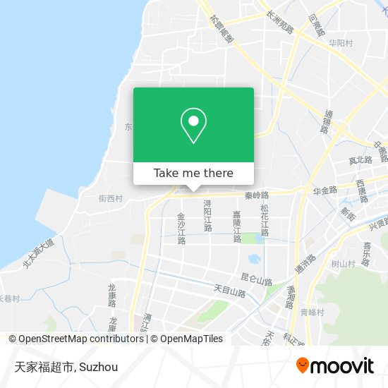 天家福超市 map