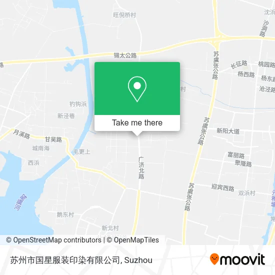 苏州市国星服装印染有限公司 map