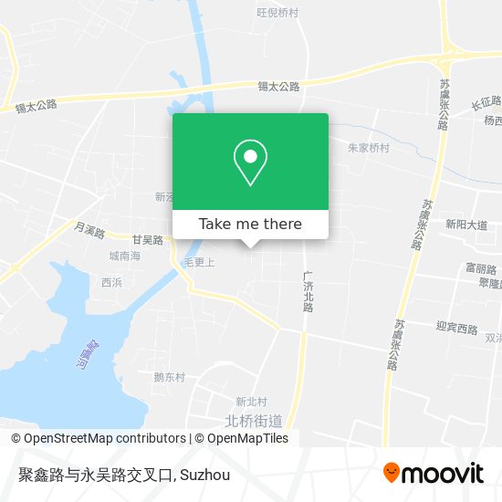 聚鑫路与永吴路交叉口 map