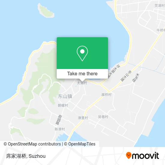席家湖桥 map