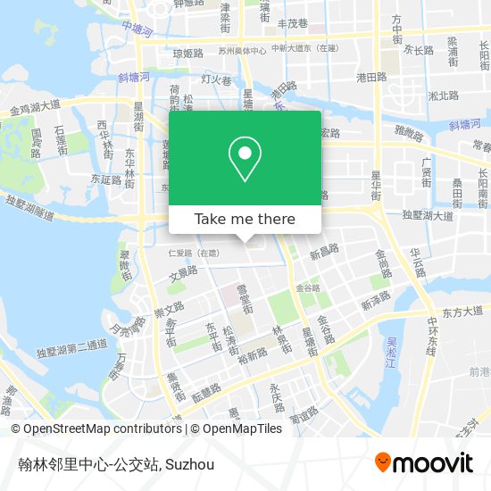 翰林邻里中心-公交站 map