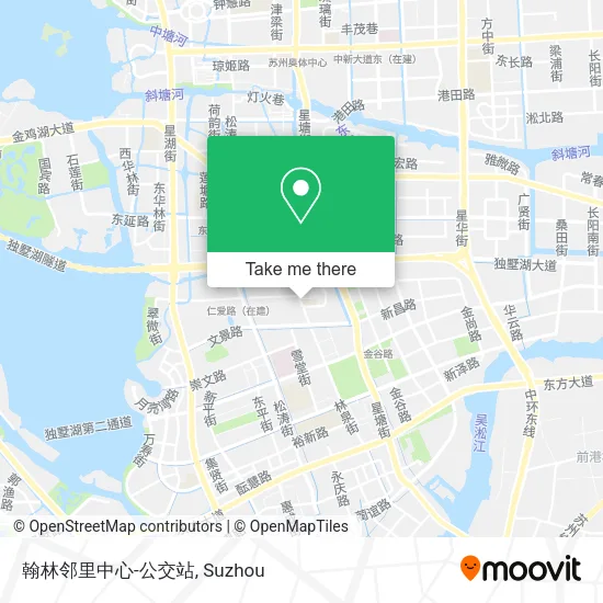 翰林邻里中心-公交站 map