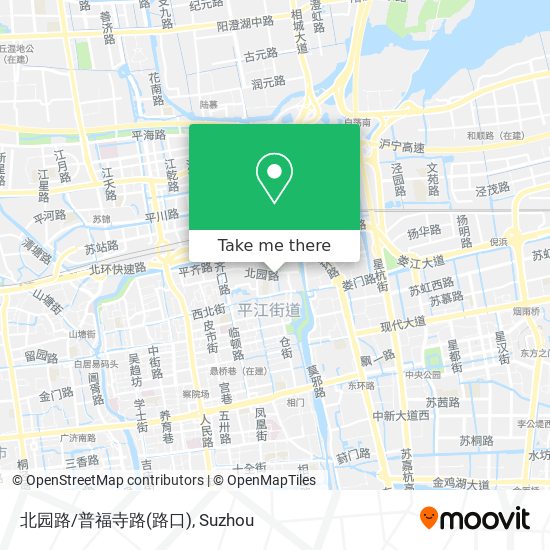 北园路/普福寺路(路口) map