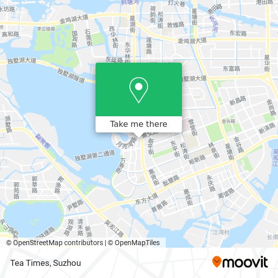 Tea Times map