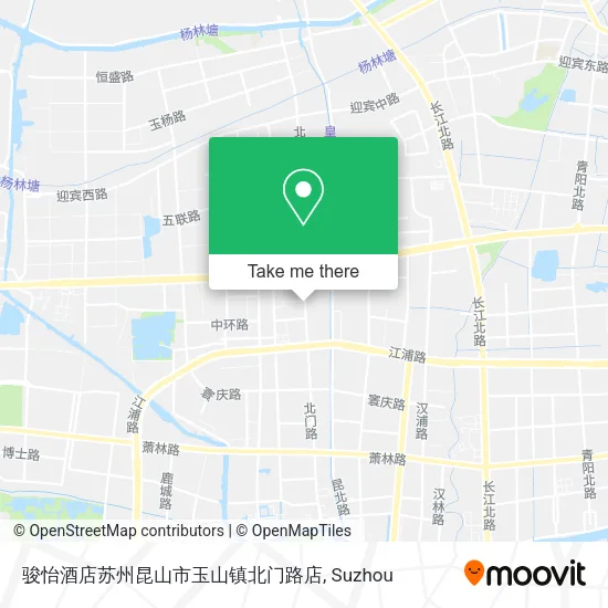 骏怡酒店苏州昆山市玉山镇北门路店 map