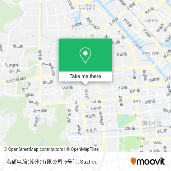 名硕电脑(苏州)有限公司-6号门 map
