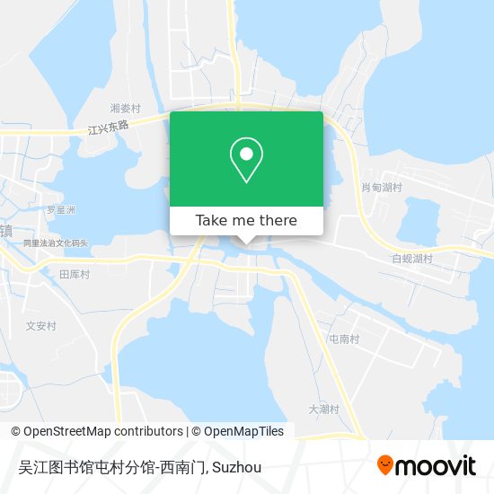 吴江图书馆屯村分馆-西南门 map