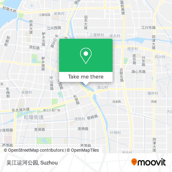 吴江运河公园 map