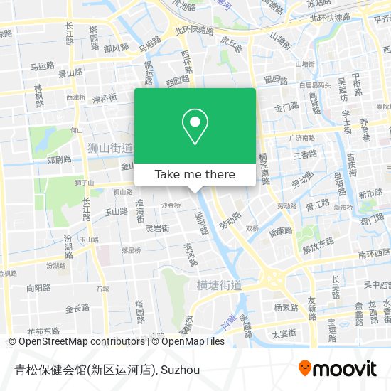 青松保健会馆(新区运河店) map