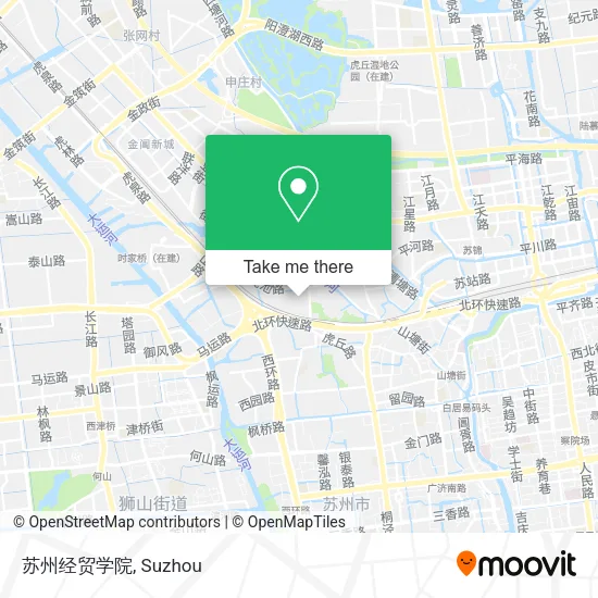 苏州经贸学院 map