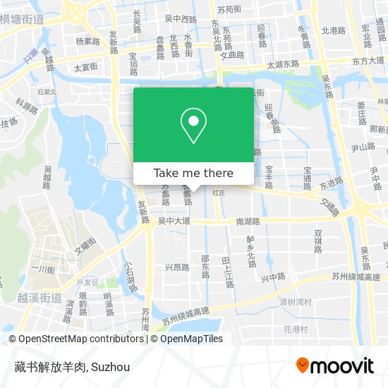 藏书解放羊肉 map