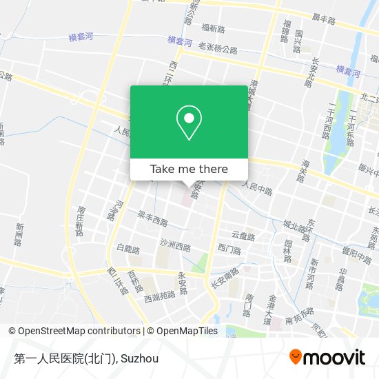 第一人民医院(北门) map