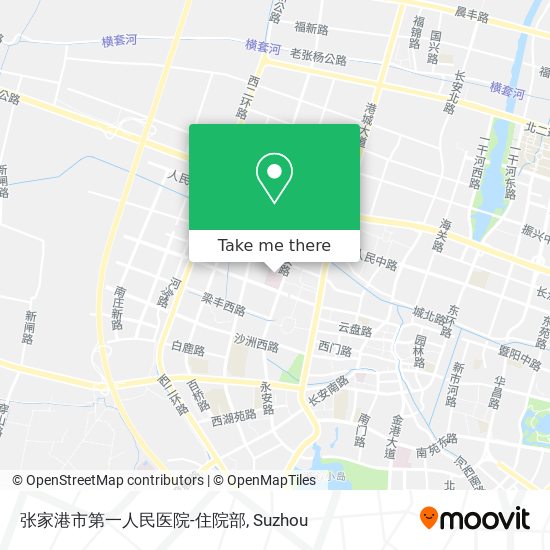 张家港市第一人民医院-住院部 map