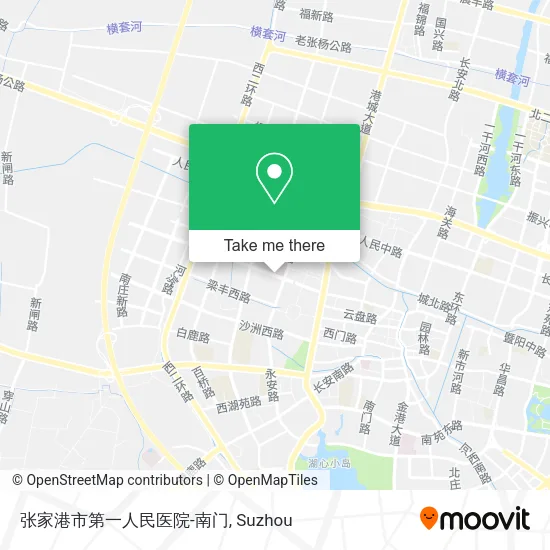 张家港市第一人民医院-南门 map