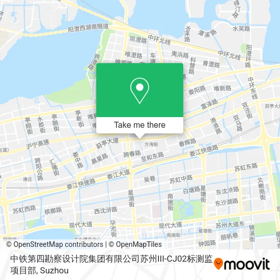 中铁第四勘察设计院集团有限公司苏州III-CJ02标测监项目部 map