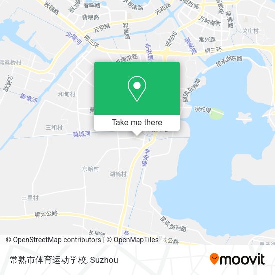 常熟市体育运动学校 map