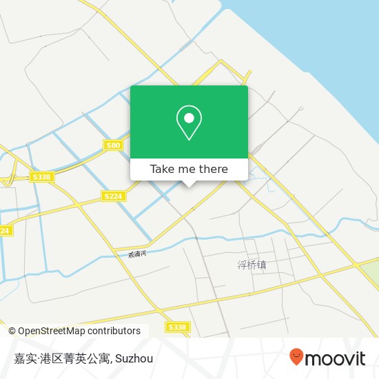 嘉实·港区菁英公寓 map