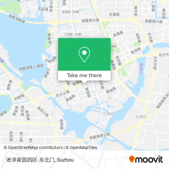 淞泽家园四区-东北门 map