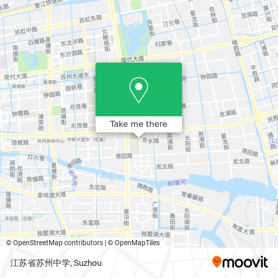江苏省苏州中学 map