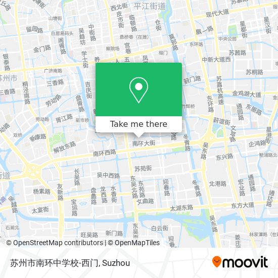 苏州市南环中学校-西门 map