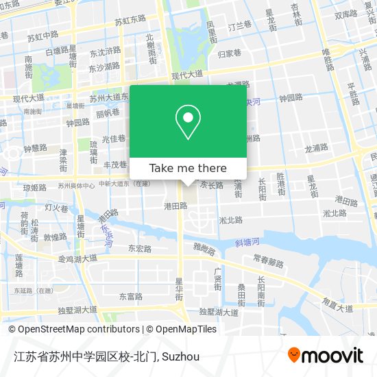 江苏省苏州中学园区校-北门 map