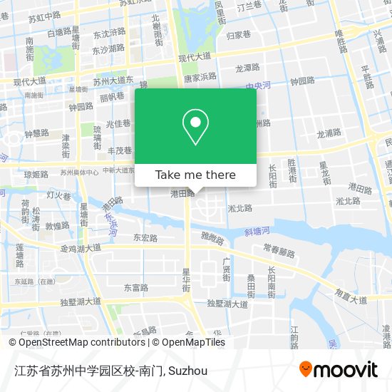 江苏省苏州中学园区校-南门 map