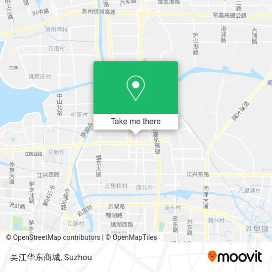 吴江华东商城 map