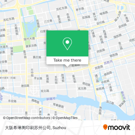 大阪希琳阁印刷苏州公司 map