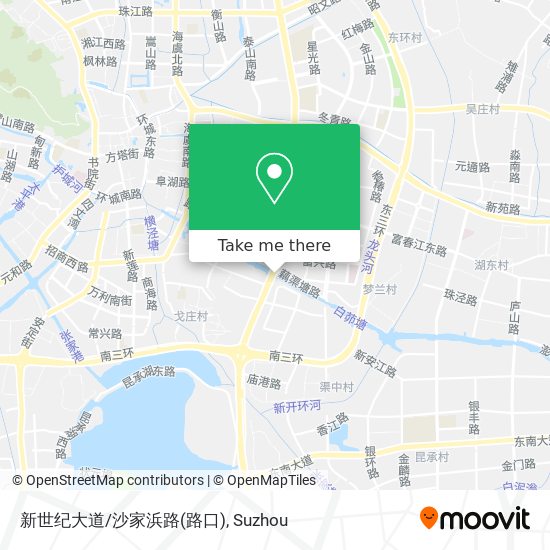新世纪大道/沙家浜路(路口) map