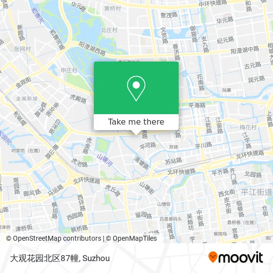 大观花园北区87幢 map
