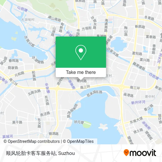 顺风轮胎卡客车服务站 map