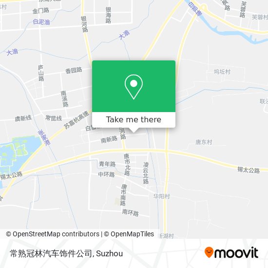 常熟冠林汽车饰件公司 map